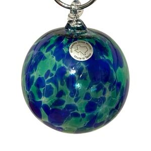 Hand Blown Glass Christmas Ornament From Wimberley Glass Works